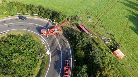 18.08.2018 | Jechał zdecydowanie za szybko, wypadł z zakrętu. Tragedia na Podkarpaciu