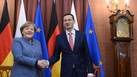 19.03.2018 | Kanclerz Niemiec z wizytą w Polsce. "Trudno mówić o nowym otwarciu"