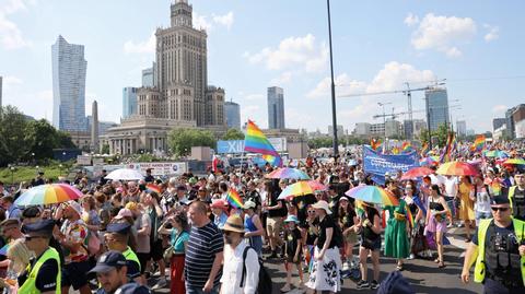 19.06.2021 | Parada Równości przeszła przez Warszawę. "Tu mogę być sobą"