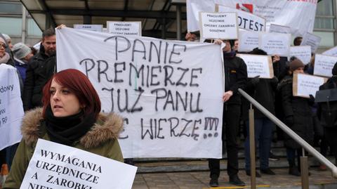 20.12.2018 | Pracownicy prokuratur dołączają do protestu pracowników sądów