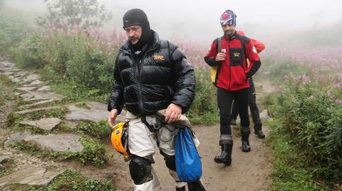 21.08.2019 | Akcja w Tatrach. Pogoda utrudnia pracę ratownikom