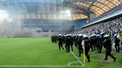 22.05.2018 | 11 zatrzymanych. Kiboli odstraszą dożywotnie zakazy wejścia na stadion?