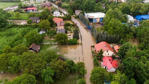 22.05.2019 | Powodzie i podtopienia na południu Polski. Woda jeszcze wzbierze, bo wciąż pada