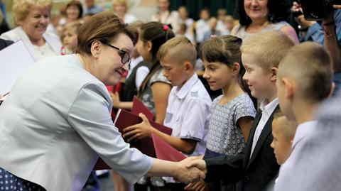22.06.2018 | Minister Zalewska podsumowuje reformę edukacji. "Uśmiechać będę się dalej"