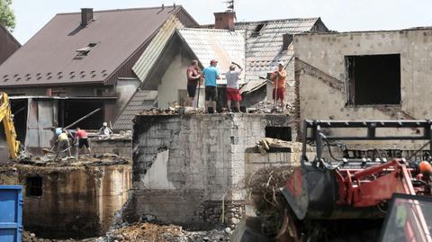 22.06.2021 | Wsparcie dla mieszkańców Nowej Białej. "Nie znam ludzi. Przychodzą i pytają, co pomóc"