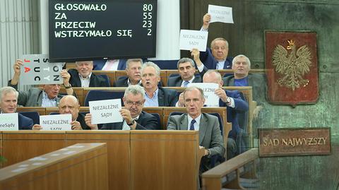 22.07.2017 | Ustawa o Sądzie Najwyższym przeszła przez Senat. Prezydent ma jednak zastrzeżenia