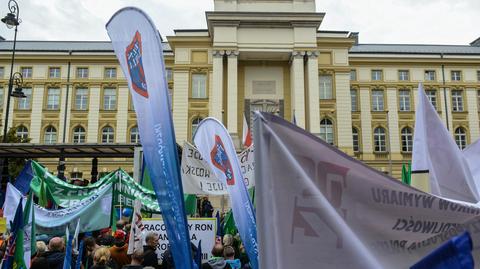 22.09.2018 | Protest budżetówki. "Chcemy po prostu godnie żyć"