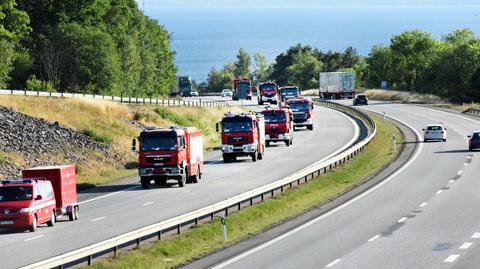 23.07.2018 | Polska wysłała największy kontyngent strażaków do Szwecji. "Można być dumnym"