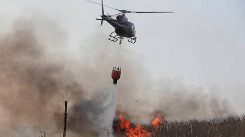 24.04.2020 | "Na pewno kontrolujemy już sytuację". Pożar w Biebrzańskim Parku Narodowym z perspektywy strażaków