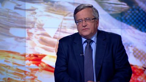 25.07.2017 | Bronisław Komorowski: być może Andrzej Duda się jeszcze rozkręci