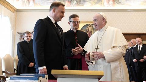 25.09.2020 | Prezydent Duda na audiencji u papieża Franciszka. "Wzruszające spotkanie"