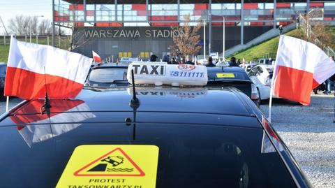 25.11.2020 | Taksówkarze protestują. Domagają się pomocy od rządu