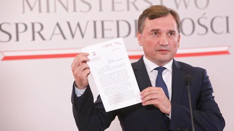 27.07.2020 | Zbigniew Ziobro złożył wniosek o wypowiedzenie konwencji antyprzemocowej