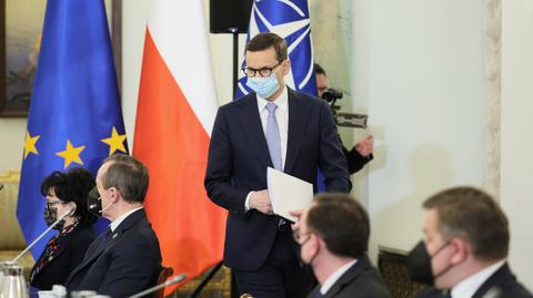 28.01.2022 | Premier Morawiecki poleciał na spotkanie do Madrytu. "To jest opowiadanie się przeciwko sankcjom wobec Rosji"