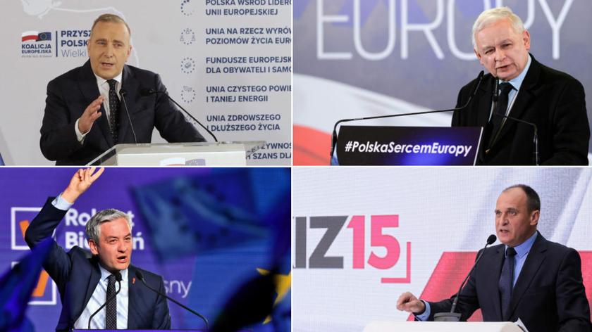 28.04.2019 | Wybory do PE za miesiąc. Kaczyński, Schetyna, Biedroń i Kukiz nie próżnują