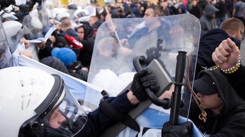 28.09.2019 | Próby blokowania Marszu Równości w Lublinie. Interweniowała policja