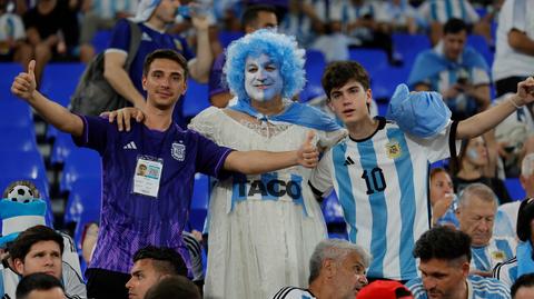 30.11.2022 | Argentyńscy kibice pewni zwycięstwa w spotkaniu z Polakami