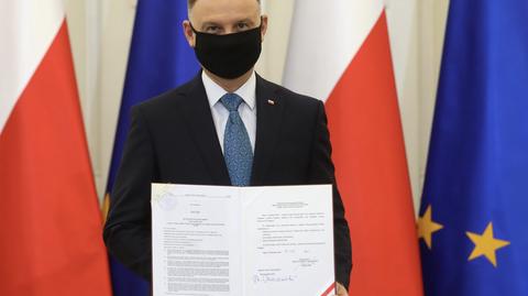 31.05.2021 | Andrzej Duda ratyfikował decyzję Rady dotyczącą funduszu odbudowy