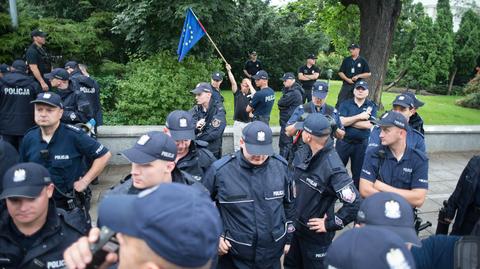 31.07.2018 | Obserwowano polityków i demonstrantów. Szczegóły operacji "Sejm"