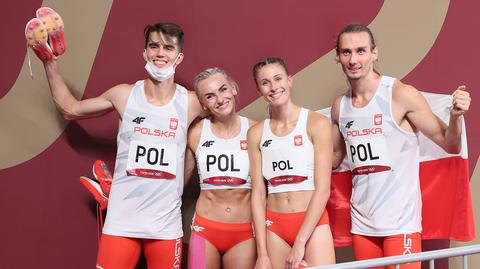 31.07.2021 | Tokio 2020. Polska z drugim medalem na igrzyskach. Złoto dla sztafety mieszanej 4x400