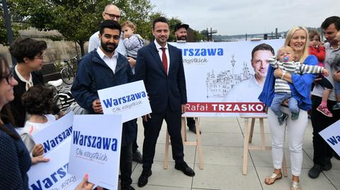 31.08.2018 | "Warszawa. Dla wszystkich". Spór kandydatów: kto był pierwszy?