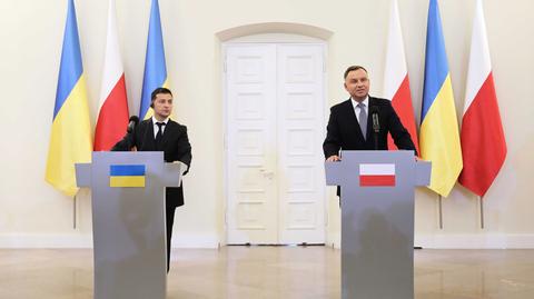 31.08.2019 | Prezydent Ukrainy z wizytą w Polsce. "Dziękuję, że stoicie na straży prawa międzynarodowego"