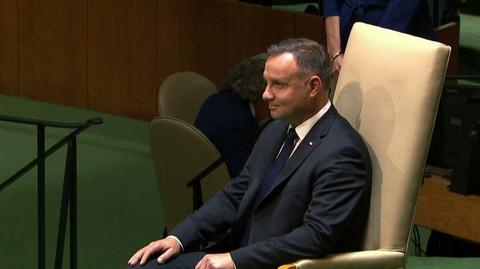 Andrzej Duda przemawiał na forum ONZ. Prezydent apelował o wspólne działania