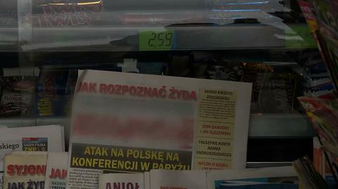Antysemicka gazeta w sejmowym kiosku. "Na to są w Polsce paragrafy"