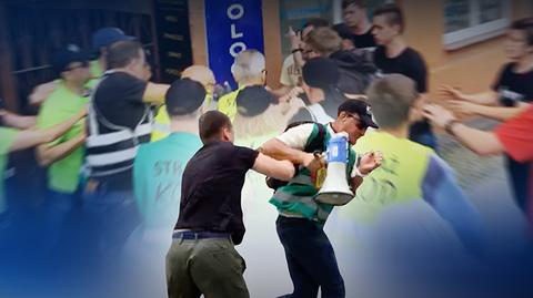 25.06.2017 | Pobity uczestnik manifestacji w Radomiu: narodowcy czuli się bezkarni i zaczęli atakować. PiS: to wpadka policji