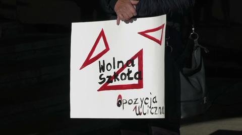 Protesty przeciwko nowelizacji prawa oświatowego