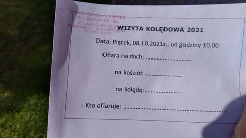 08.10.2021 | Proboszcz parafii w Ciągowicach już w październiku chce wiedzieć, ile będzie co łaska na kolędzie