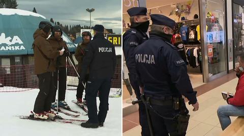 05.12.2020 | Ruszyły kontrole policji w galeriach i na stokach narciarskich. "Ten weekend będzie wielkim testem"