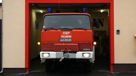18.10.2021 | Strażacy z OSP w Ruminie zbierają złom, żeby kupić nowy wóz strażacki