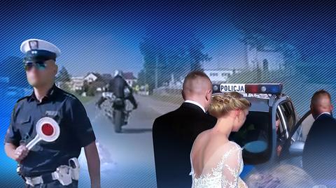 21.09.2017 | Motocyklista uciekł, policjant zatrzymał orszak weselny. "Kontrola po złości, żeby dopiec"
