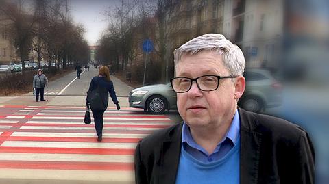 14.03.2017 | Biało-czerwone przejście dla pieszych - czy godzi się po nim deptać? Radny ma wątpliwości
