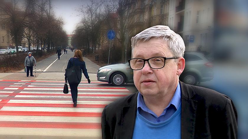 14.03.2017 | Biało-czerwone przejście dla pieszych - czy godzi się po nim deptać? Radny ma wątpliwości
