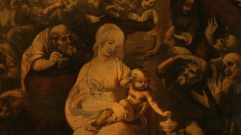 28.03.2017 | "Pokłon Trzech Króli" odzyskał blask. Konserwacja obrazu Leonarda da Vinci zajęła sześć lat