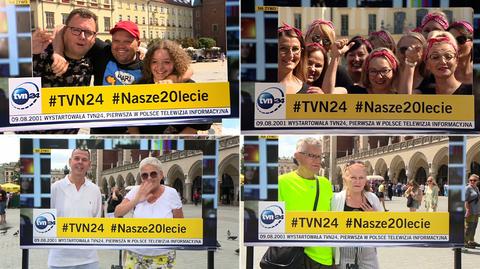 09.08.2021 | 20 lat TVN24. Dziękujemy za życzenia!