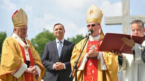 03.06.2018 | Prezydent Duda na mszy dziękczynnej w Świątyni Opatrzności Bożej