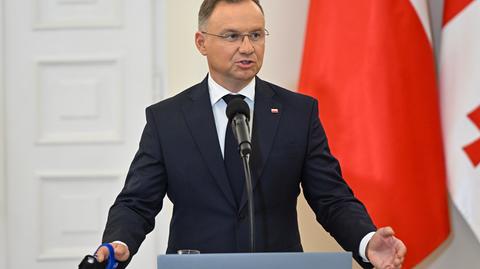 Andrzej Duda mówił o stanie polskiej demokracji w czasie międzynarodowej wizyty. Narzekał na brak reakcji Unii 