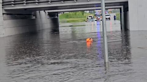 Pogodowy armagedon w Polsce, Gniezno pod wodą. Gwałtowne gradobicie i ulewa zaskoczyły wszystkich