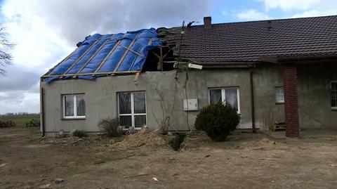 Uszkodzone dachy, połamane drzewa. Wietrzna noc w Polsce