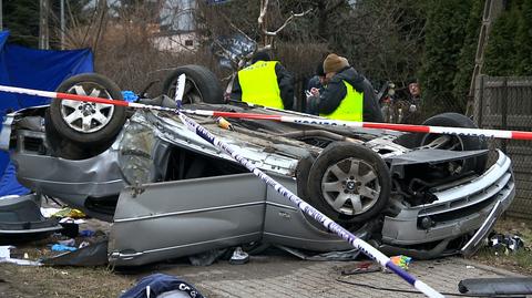 02.03.2019 | Tragiczny finał policyjnego pościgu. Dwie osoby nie żyją, dwie zostały ranne