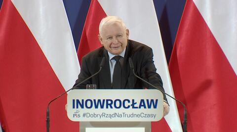 Brejza, a nie Mejza, Inowrocław, a nie Włocławek. Prezes Kaczyński mylił się na spotkaniu z sympatykami