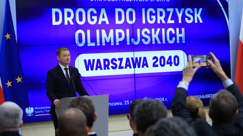 Minister sportu marzy o igrzyskach olimpijskich w Polsce. "Jesteśmy silnym krajem w Europie, więc dlaczego nie?"