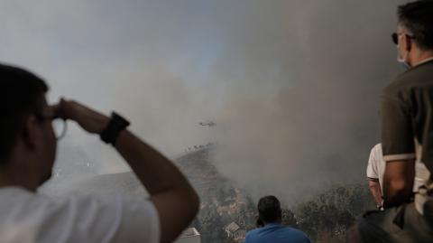 Grecja walczy z pożarami. Ewakuowano mieszkańców i turystów z wyspy Kos