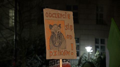 Protesty przeciw rzezi dzików. Prezydent ma rozmawiać z ministrami