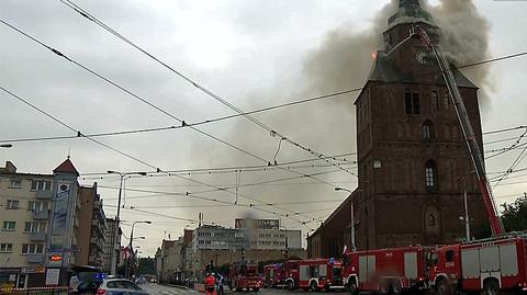 Dwaj księża usłyszeli zarzuty w związku z pożarem gorzowskiej katedry