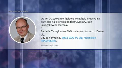 31.10.2021 | Polityk ze Słupska nie bał się koronawirusa. Przez COVID-19 dostał duszności. "Czy to normalne?"