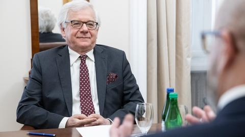 Jacek Czaputowicz o referendum w dniu wyborów: to będzie lista proskrypcyjna